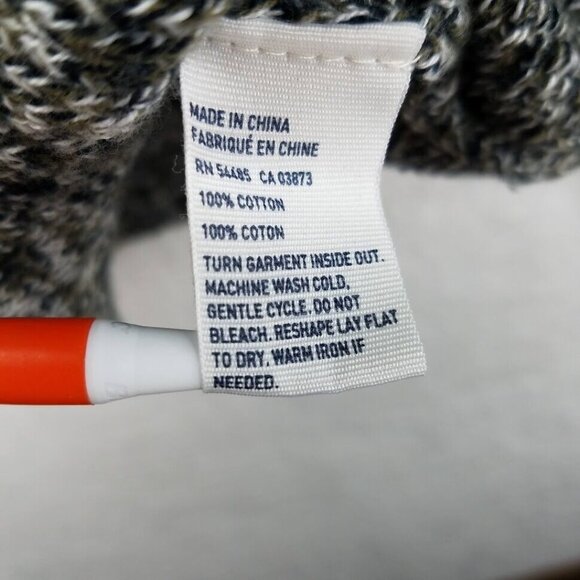 American Eagle Womens Hooded Sweater Size Small Green White Black Blend - Picture 5 of 7